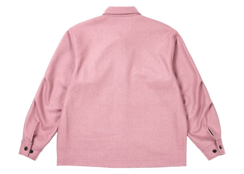 Palace Wool Shirt Jacket Dusty Mauve