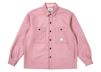 Palace Wool Shirt Jacket Dusty Mauve
