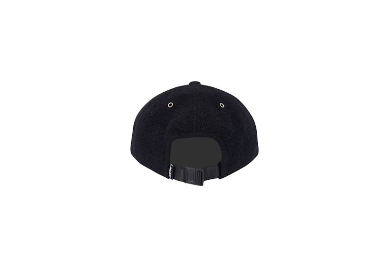 Palace Wool-Up 6-Panel Black