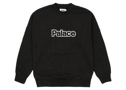 Palace Word Crew Black