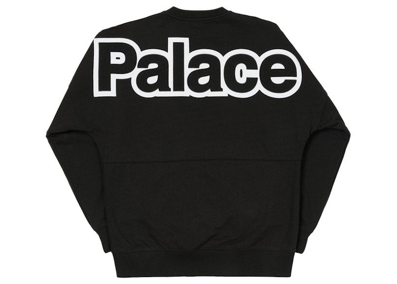 Palace Word Crew Black