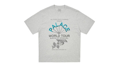 Palace World Tour T-Shirt (SS25) Grey Marl