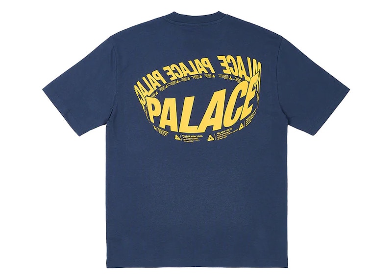 Palace Wrapper Logo T-Shirt Navy