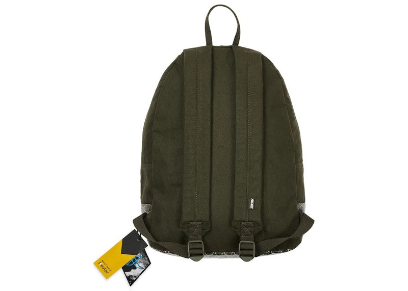 Palace X-Pac Cotton Canvas Backpack Olive