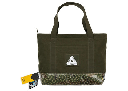Palace X-Pac Cotton Canvas Shopper Bag Olive