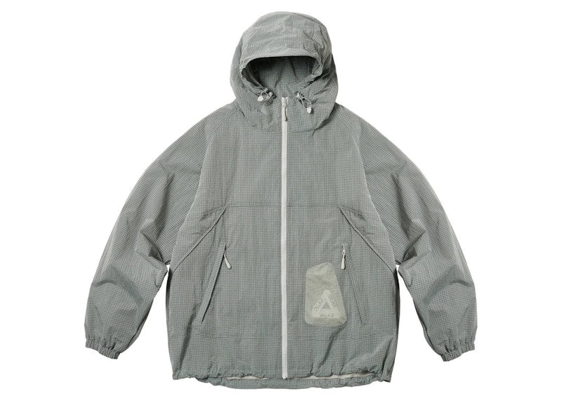 Palace Y-Ripstop Shell Jacket Steel Grey
