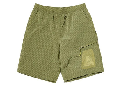 Palace Y-Ripstop Shell Short Lime