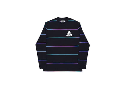 Palace Yachty Longsleeve Black/Blue/White