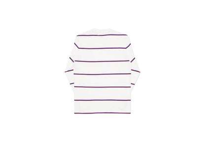 Palace Yachty Longsleeve White/Purple/Black