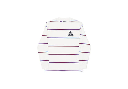Palace Yachty Longsleeve White/Purple/Black