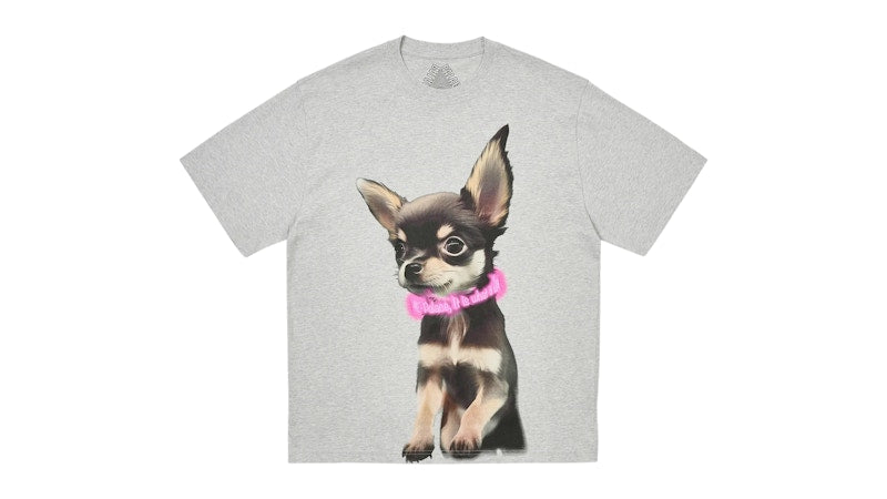 Palace Yappy T-Shirt Grey Marl