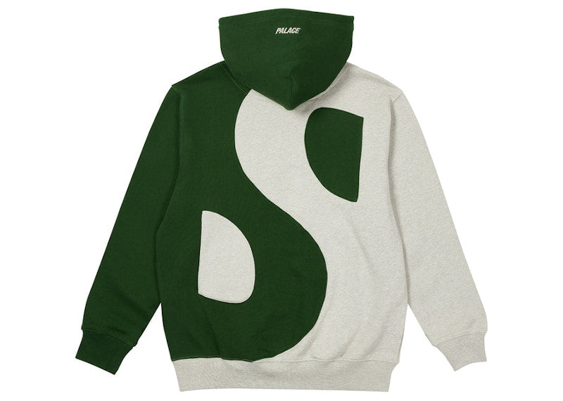 Palace Yin Yang Hood Grey Marl/Green