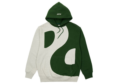 Palace Yin Yang Hood Grey Marl/Green