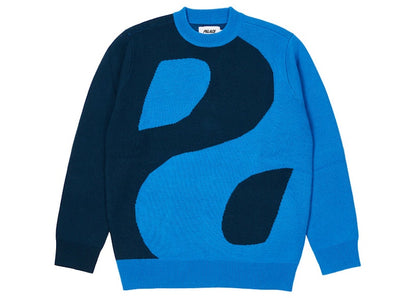 Palace Yin Yang Knit Blue Tonal
