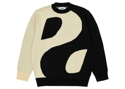 Palace Yin Yang Knit Cream/Black