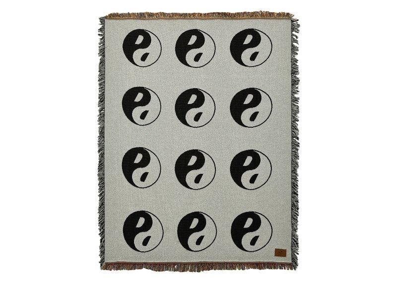 Palace Yin Yang Tapestry Blanket White/Black