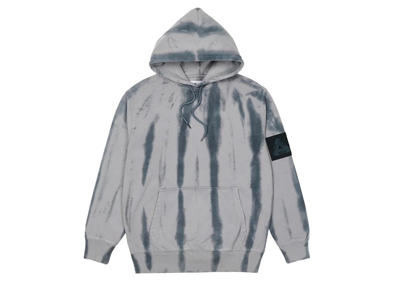 Palace Zebra Tie Dye Hood Black