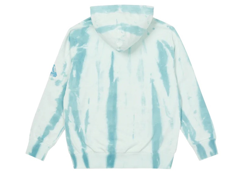 Palace Zebra Tie Dye Hood Teal