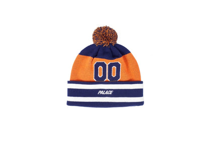 Palace Zero Zero Beanie Navy/Orange