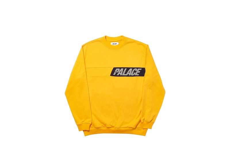 Palace Zip It Crew Yellow