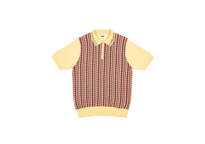 Palace Zip Knit Peach/Red
