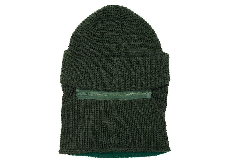 Palace Zip Off Facemask Beanie Olive