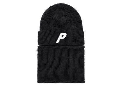 Palace Zip Off Facewarmer P Beanie Black