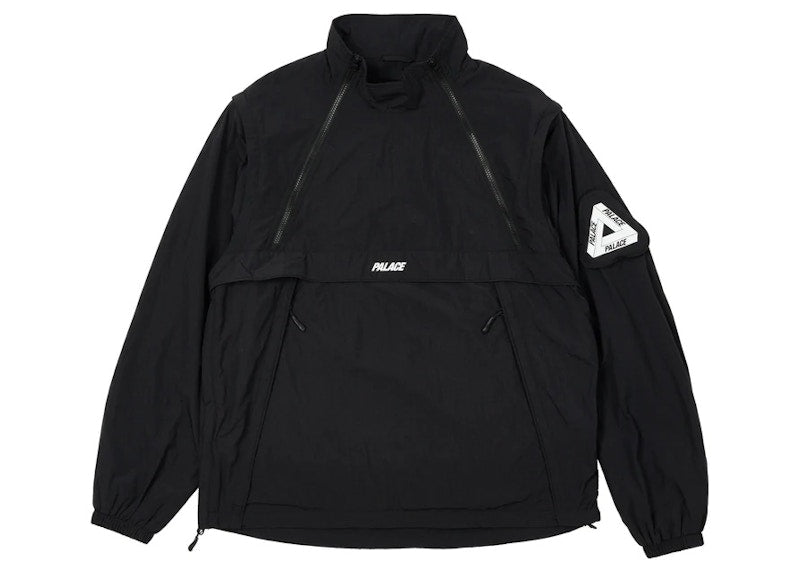 Palace Zip Off Gilet Jacket Black