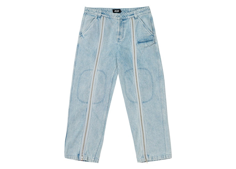 Palace Zipped Flight Trouser Stone Wash