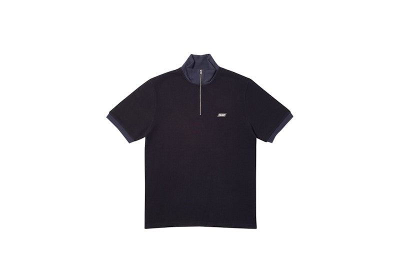 Palace Zipped Polo Black