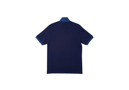 Palace Zipped Polo Navy