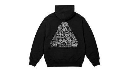 Palace Zodiac Tri-Ferg Hood Black