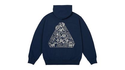 Palace Zodiac Tri-Ferg Hood Navy