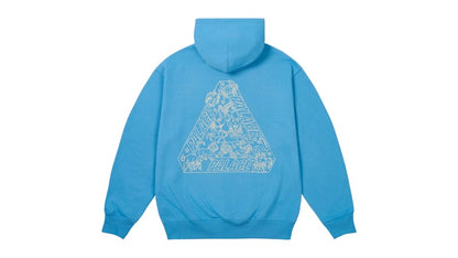 Palace Zodiac Tri-Ferg Hood Ocean Blue