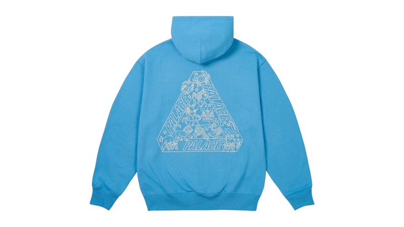 Palace Zodiac Tri-Ferg Hood Ocean Blue