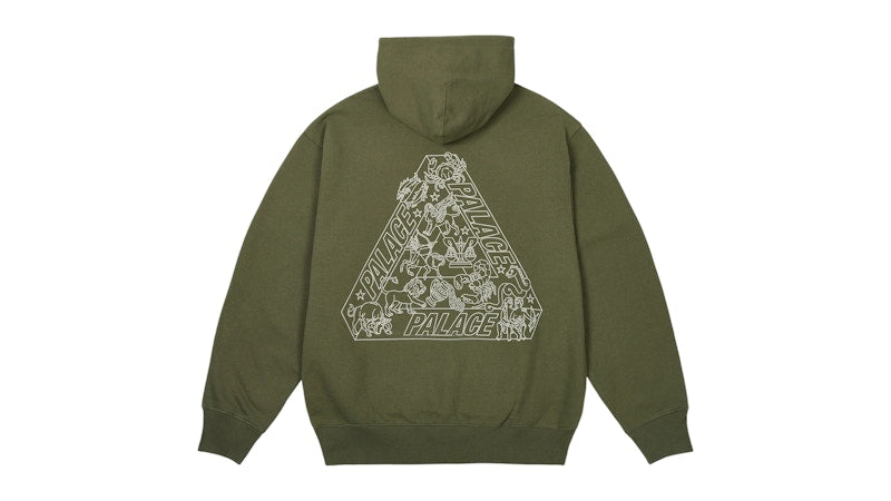 Palace Zodiac Tri-Ferg Hood The Deep Green