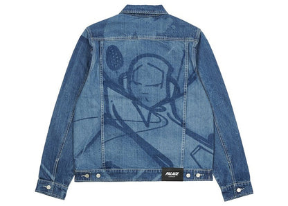 Palace Zomby Denim Jacket Stone Wash