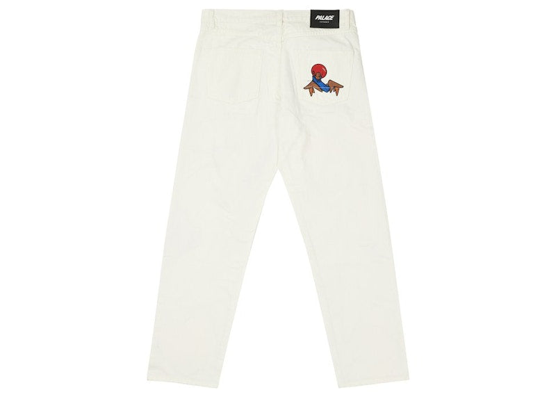 Palace Zomby Denim Jeans White