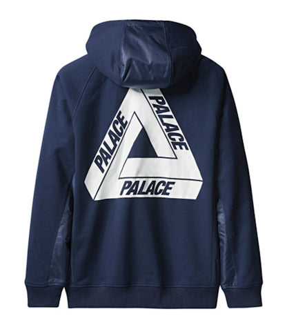 Palace adidas French Terry Hoodie Night Indigo/White