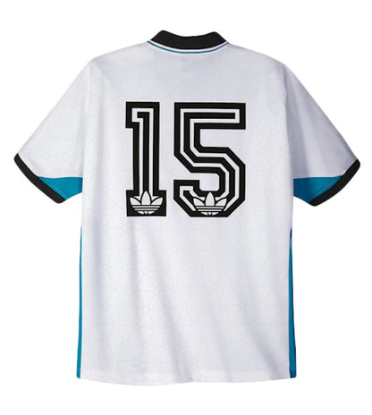 Palace adidas SSL Team Shirt White/Bold Aqua