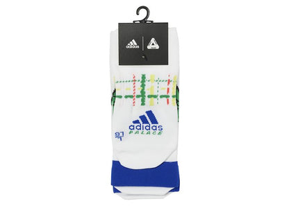 Palace x adidas Running Socks White