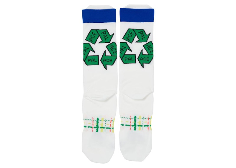 Palace x adidas Running Socks White