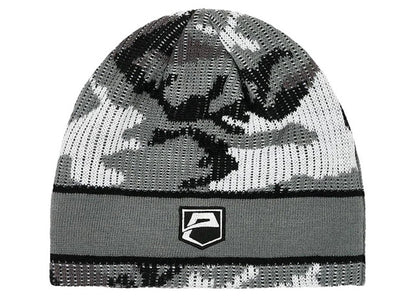 Palace x Avirex Nein Cuff Beanie Grey Marl