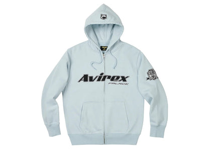 Palace x Avirex Zip Hood Chill Blue