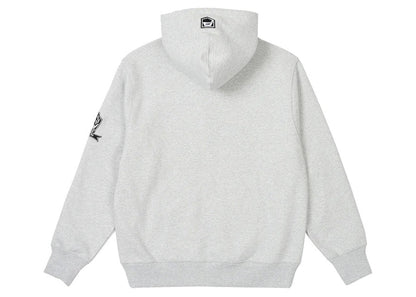 Palace x Avirex Zip Hood Grey Marl