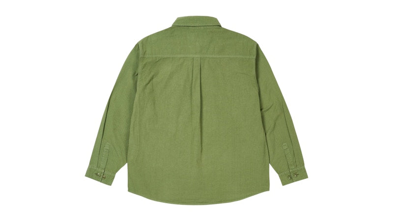 Palace x Barbour Officer Shirt Olivedrab