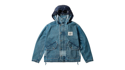 Palace x C.P. Company Denim 14 3/4Oz Goggle Jacket Denim