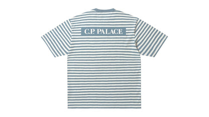 Palace x C.P. Company Jersey Printed T-Shirt Blue