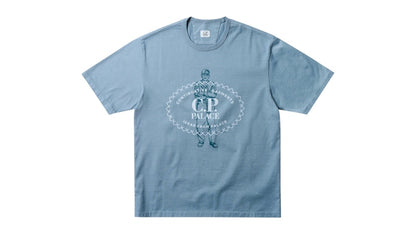 Palace x C.P. Company Mercerized Jersey 30/2 Twisted T-Shirt Blue