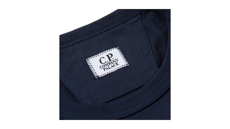 Palace x C.P. Company Mercerized Jersey 30/2 Twisted T-Shirt Navy